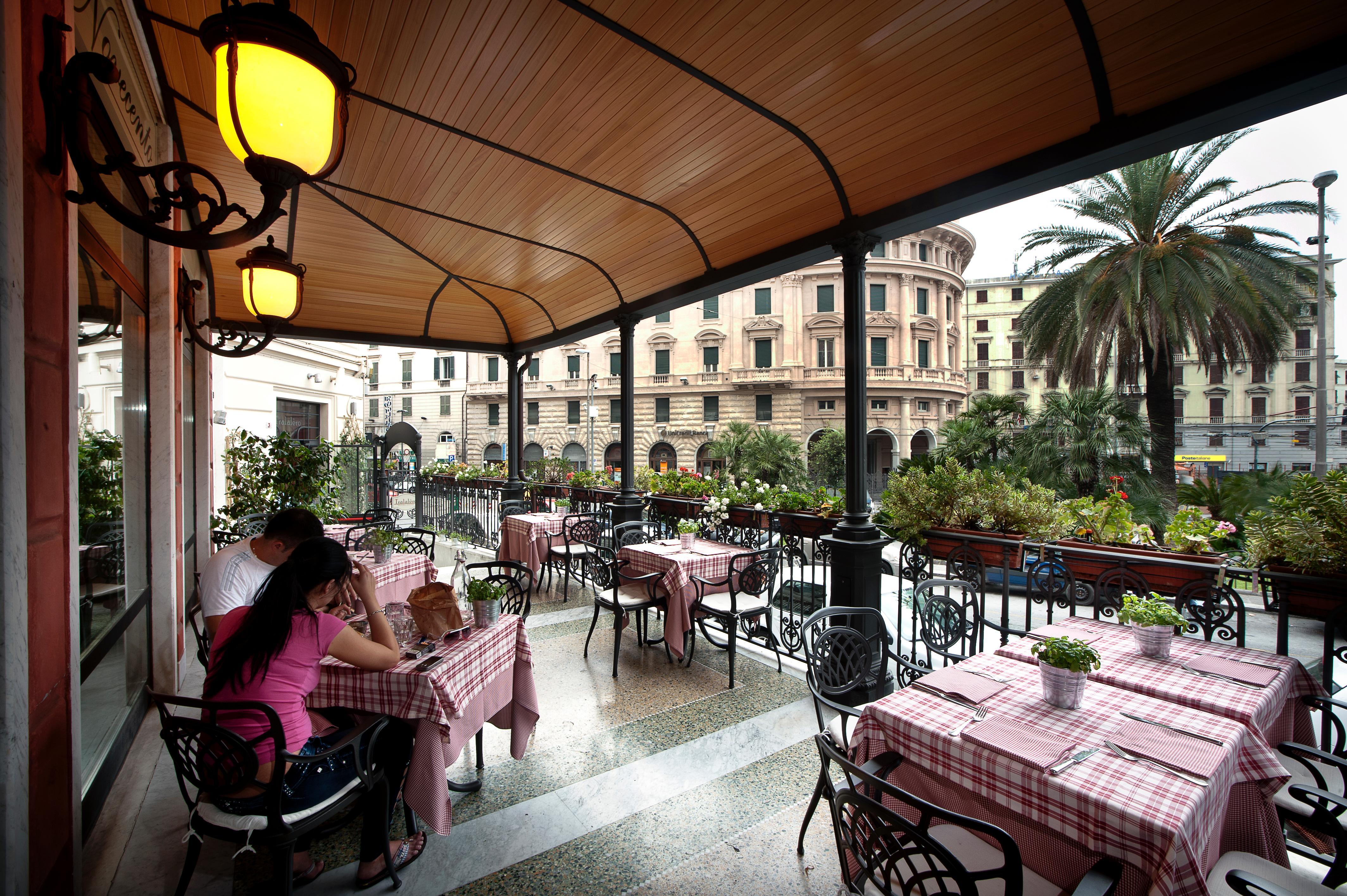 Hotel Continental Genova מסעדה תמונה